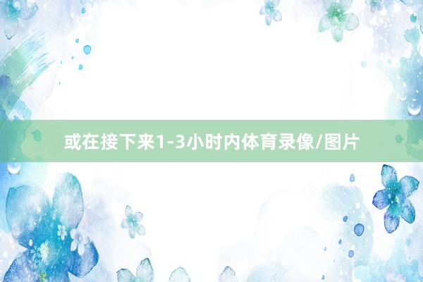 或在接下来1-3小时内体育录像/图片