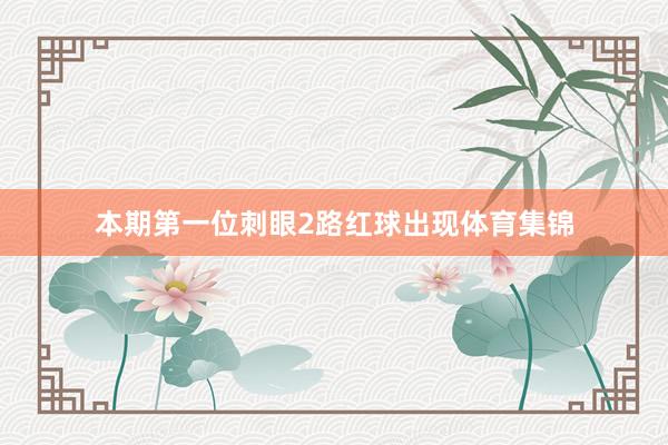 本期第一位刺眼2路红球出现体育集锦