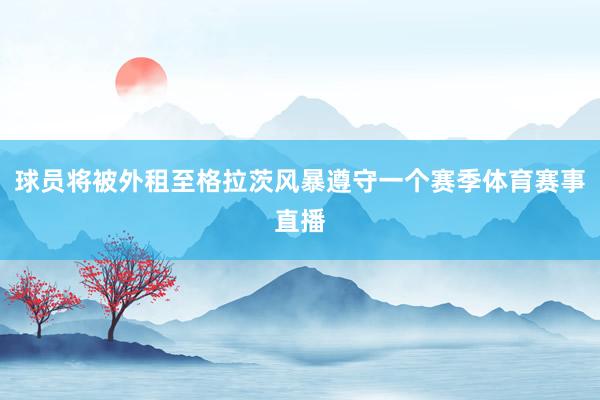 球员将被外租至格拉茨风暴遵守一个赛季体育赛事直播