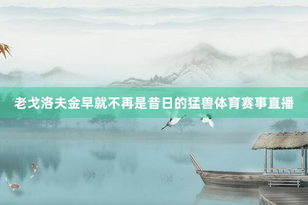 老戈洛夫金早就不再是昔日的猛兽体育赛事直播
