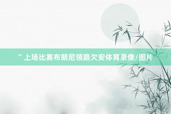 ”上场比赛布朗尼领路欠安体育录像/图片