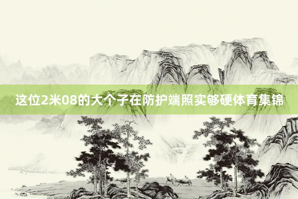这位2米08的大个子在防护端照实够硬体育集锦