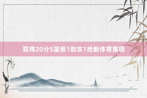 取得20分5篮板1助攻1抢断体育集锦