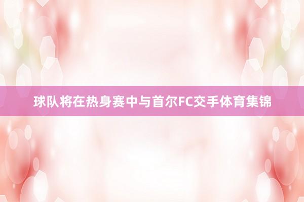 球队将在热身赛中与首尔FC交手体育集锦