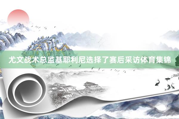 尤文战术总监基耶利尼选择了赛后采访体育集锦