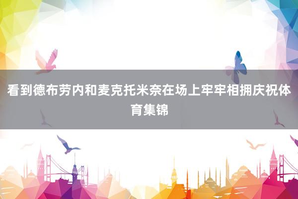 看到德布劳内和麦克托米奈在场上牢牢相拥庆祝体育集锦